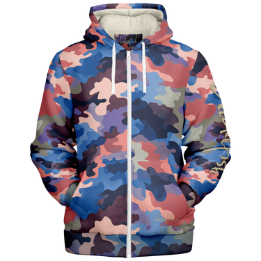 Chokefish™ Microfleece Zip-Up Hoodie Camouflage-004